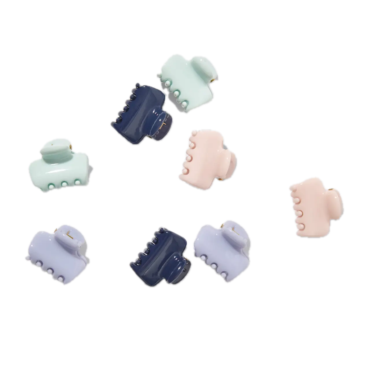 Recycled Mini Cloud Clips 8pc Set