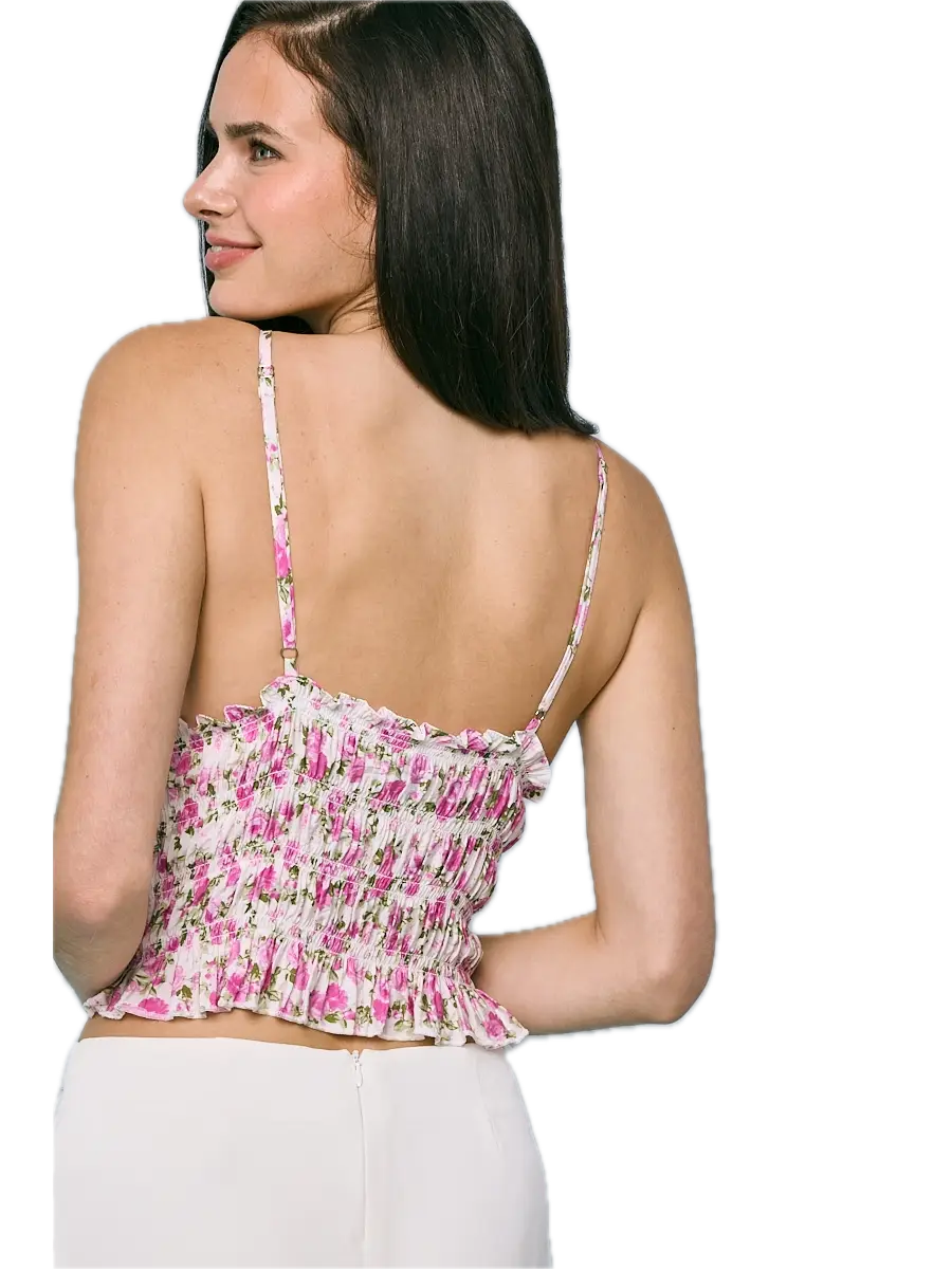 Sweetheart Smocked Tank