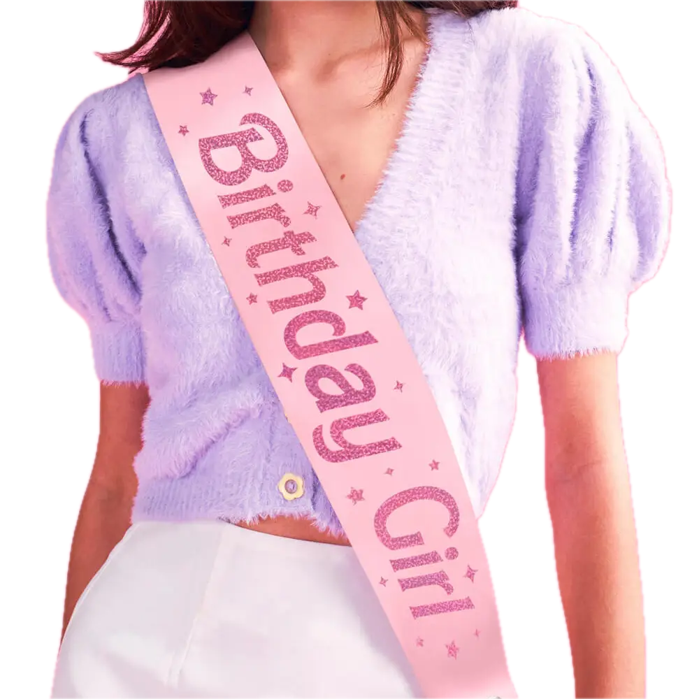 Barbie Birthday Girl Sash