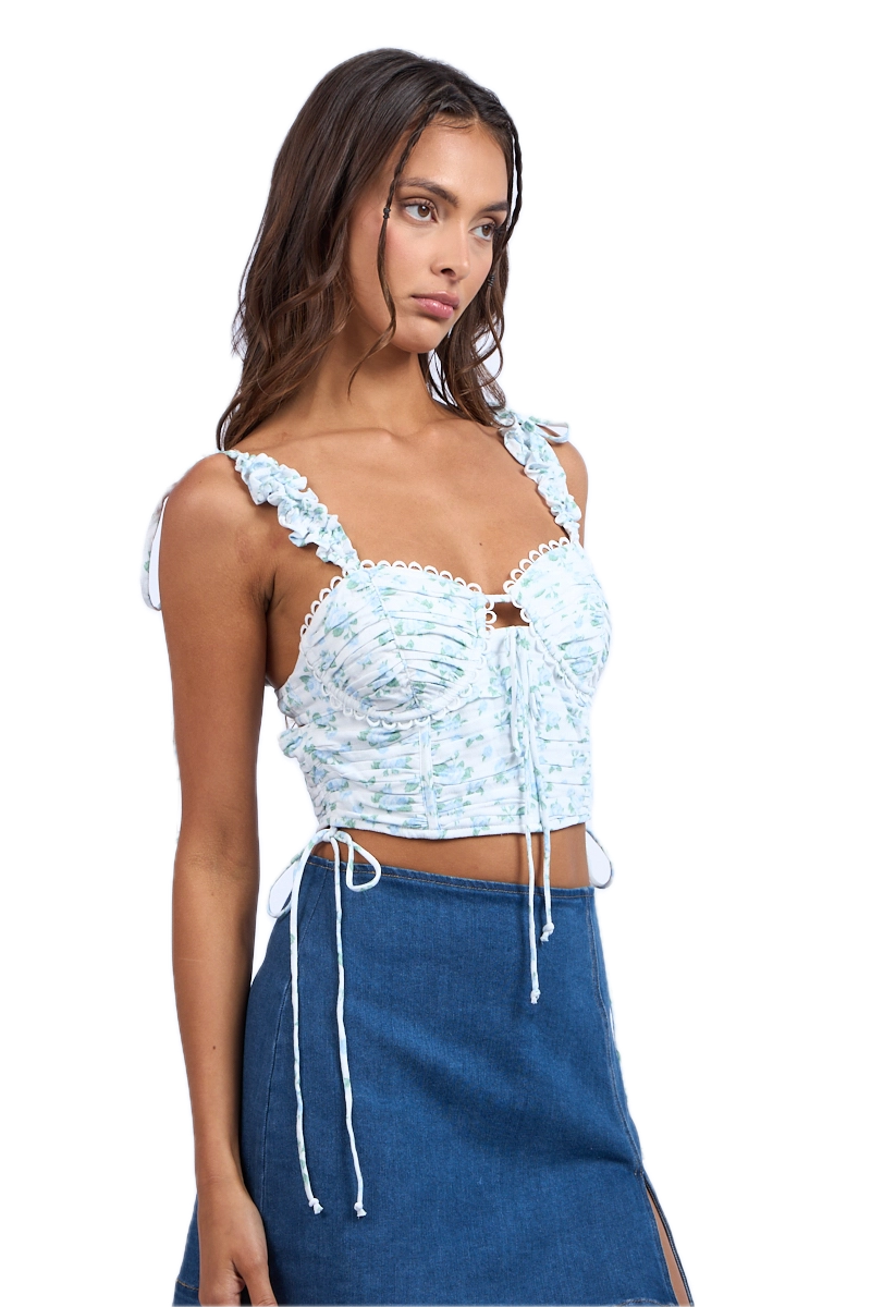 Nina Floral Corset Top