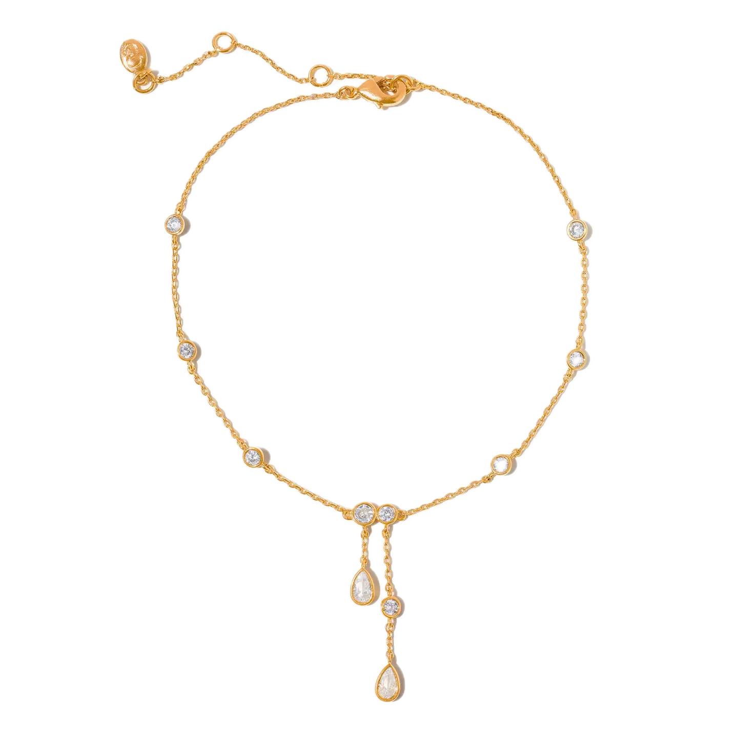 Raining Bezel Anklet