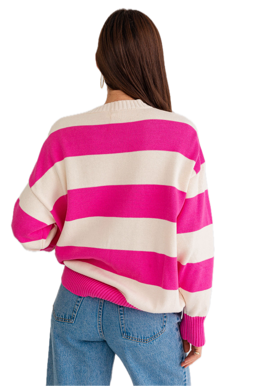 Kayla Oversized Stripe Sweater