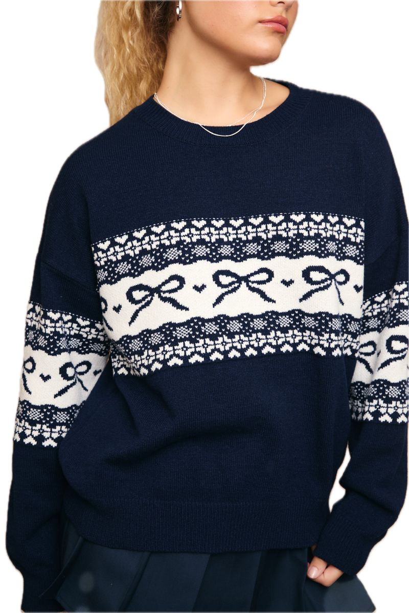 Bow Knit Sweater
