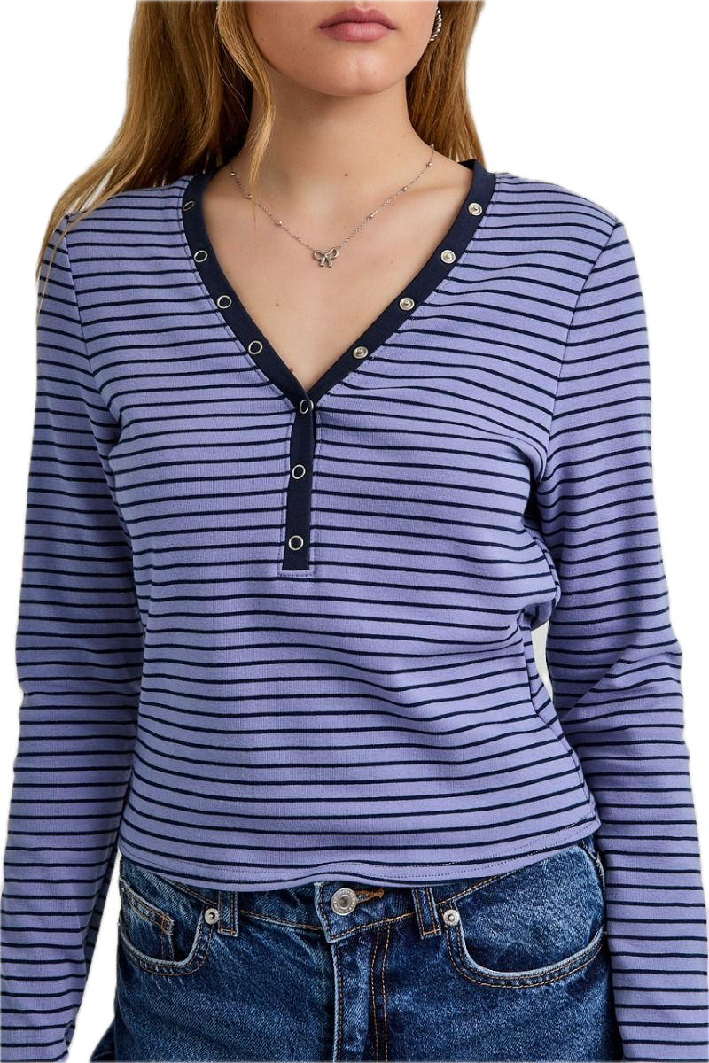 Lisa Stripe Long Sleeve