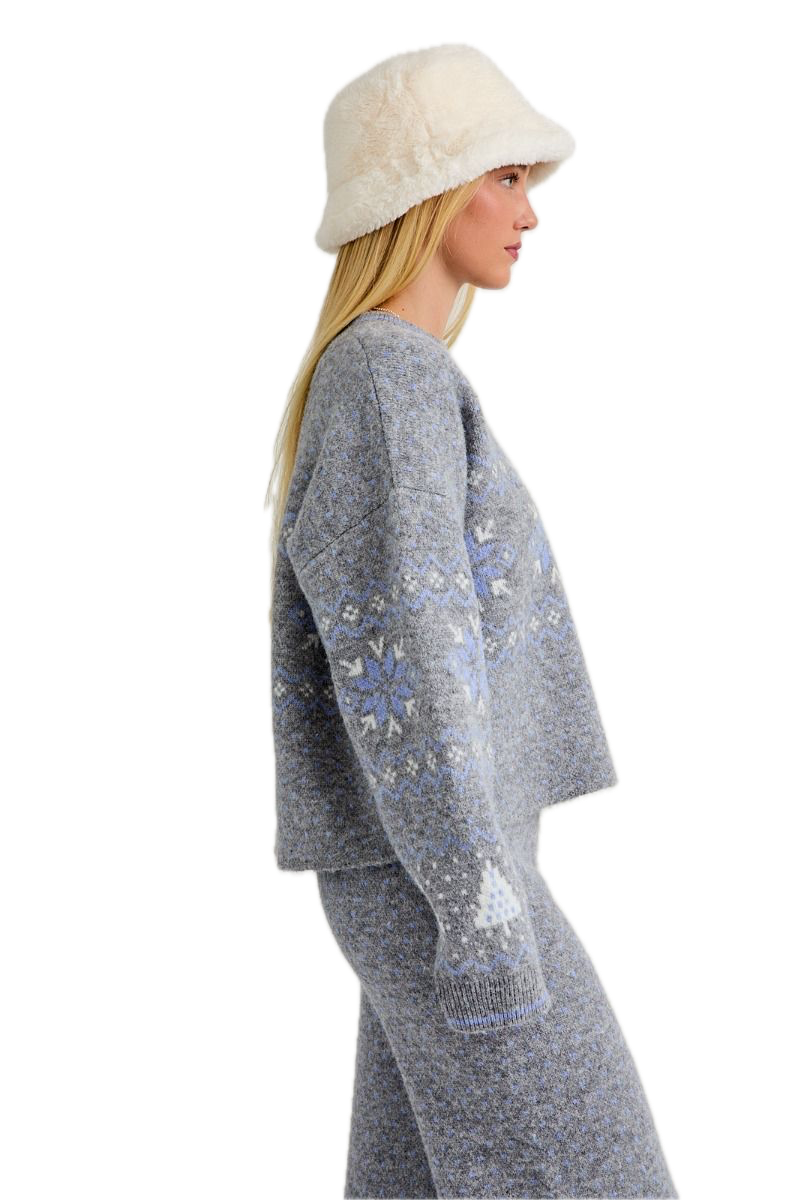 Holly Long Sleeve Knit Sweater Top