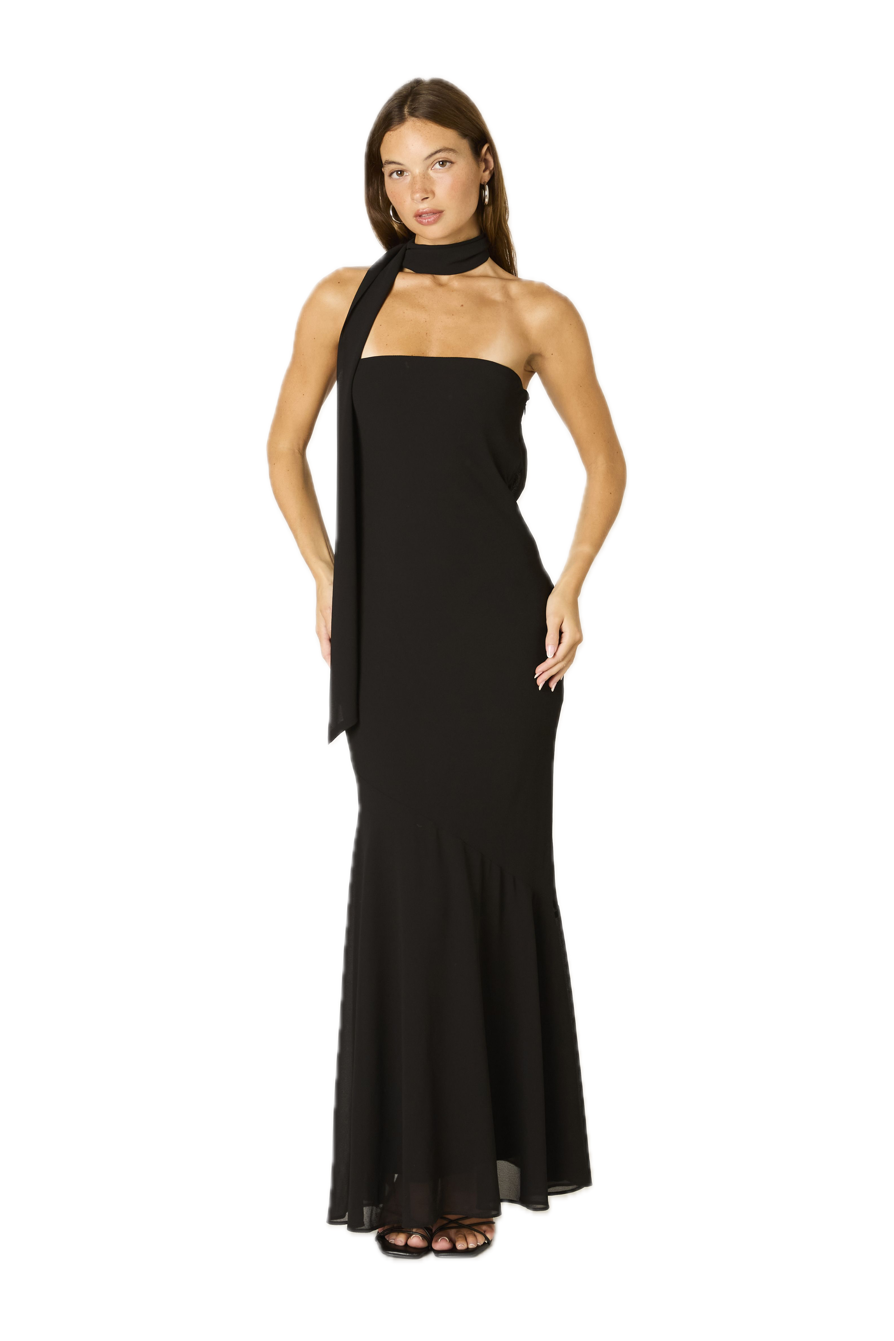 Strapless Mermaid Maxi Dress