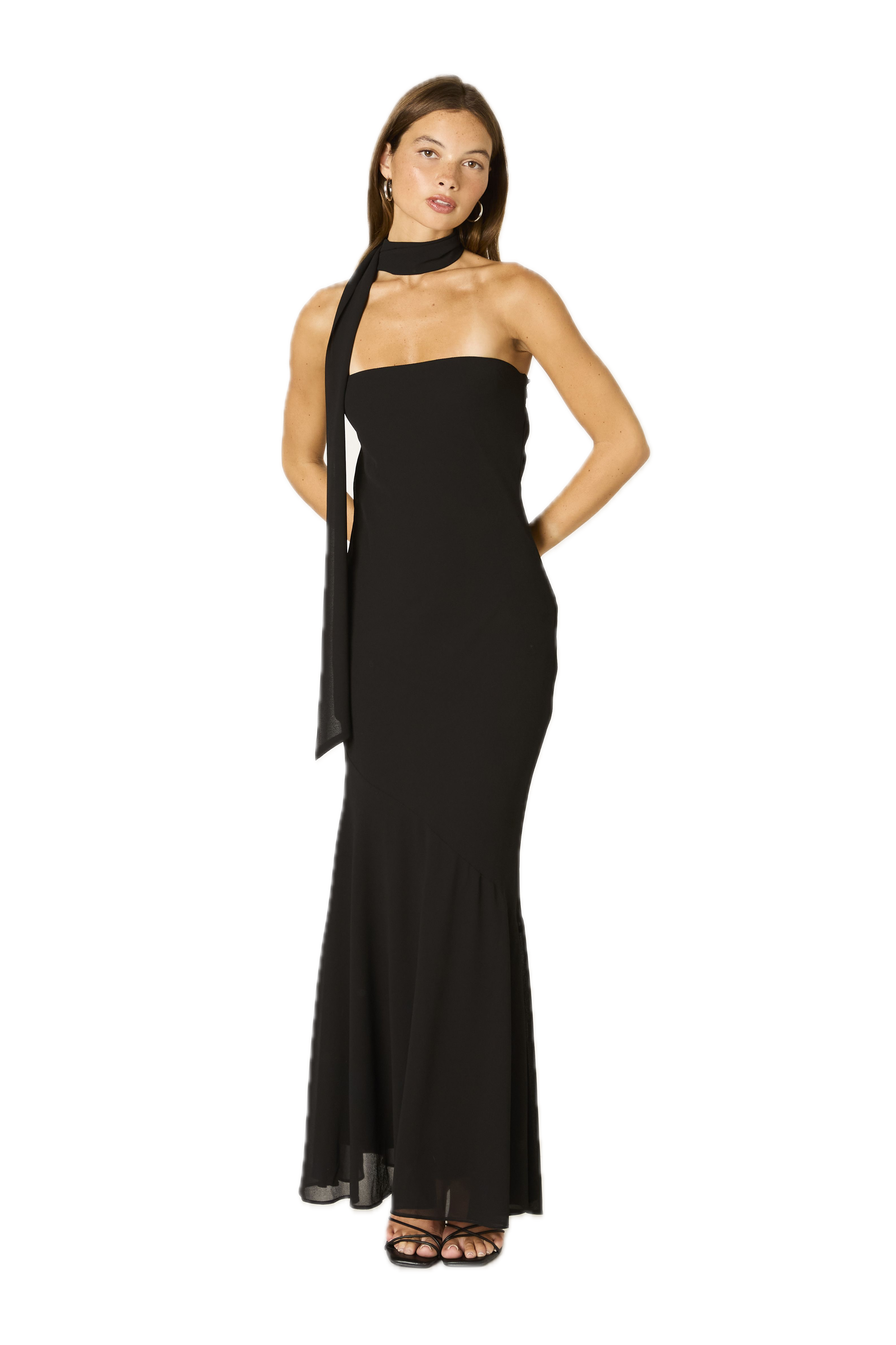 Strapless Mermaid Maxi Dress