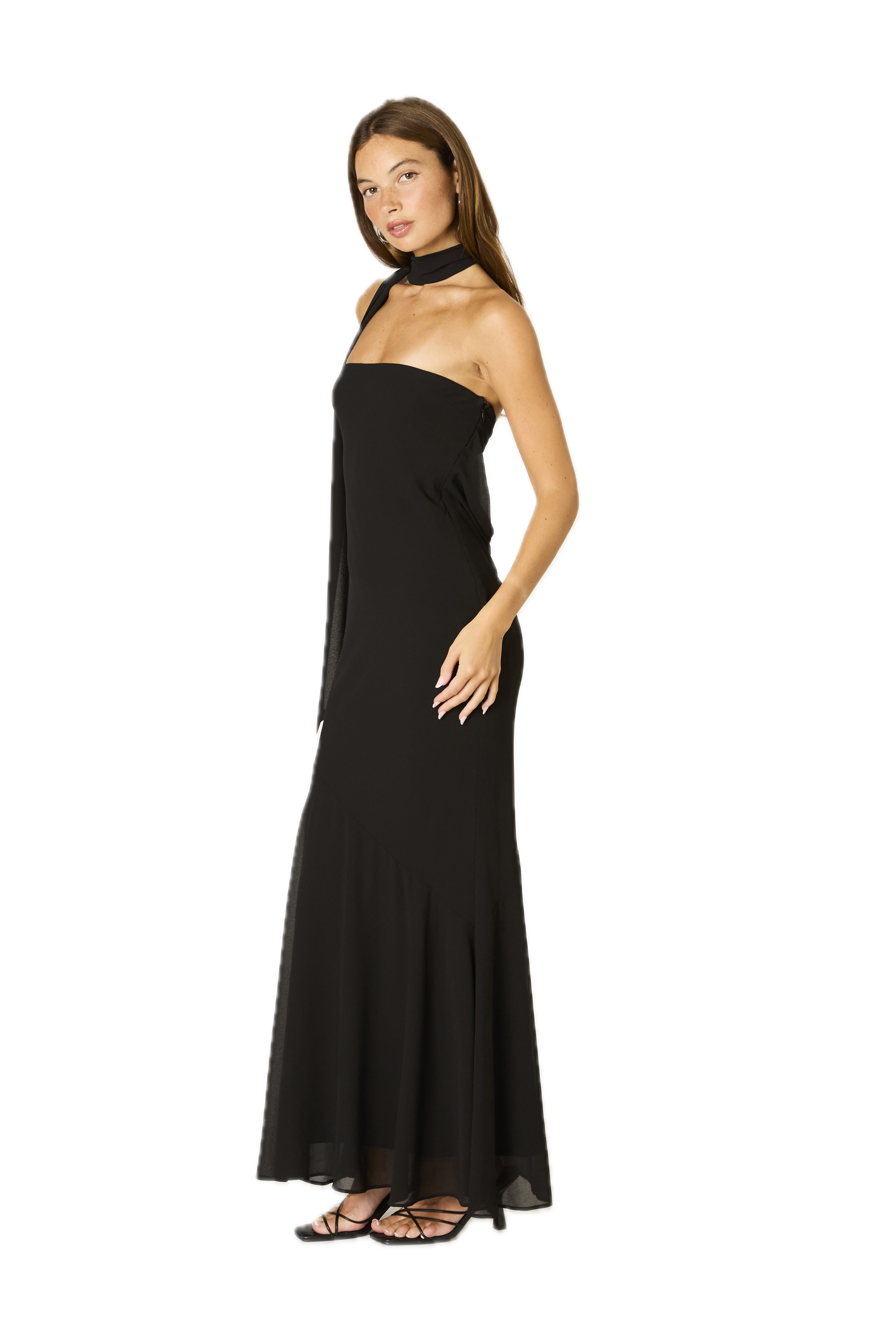 Strapless Mermaid Maxi Dress