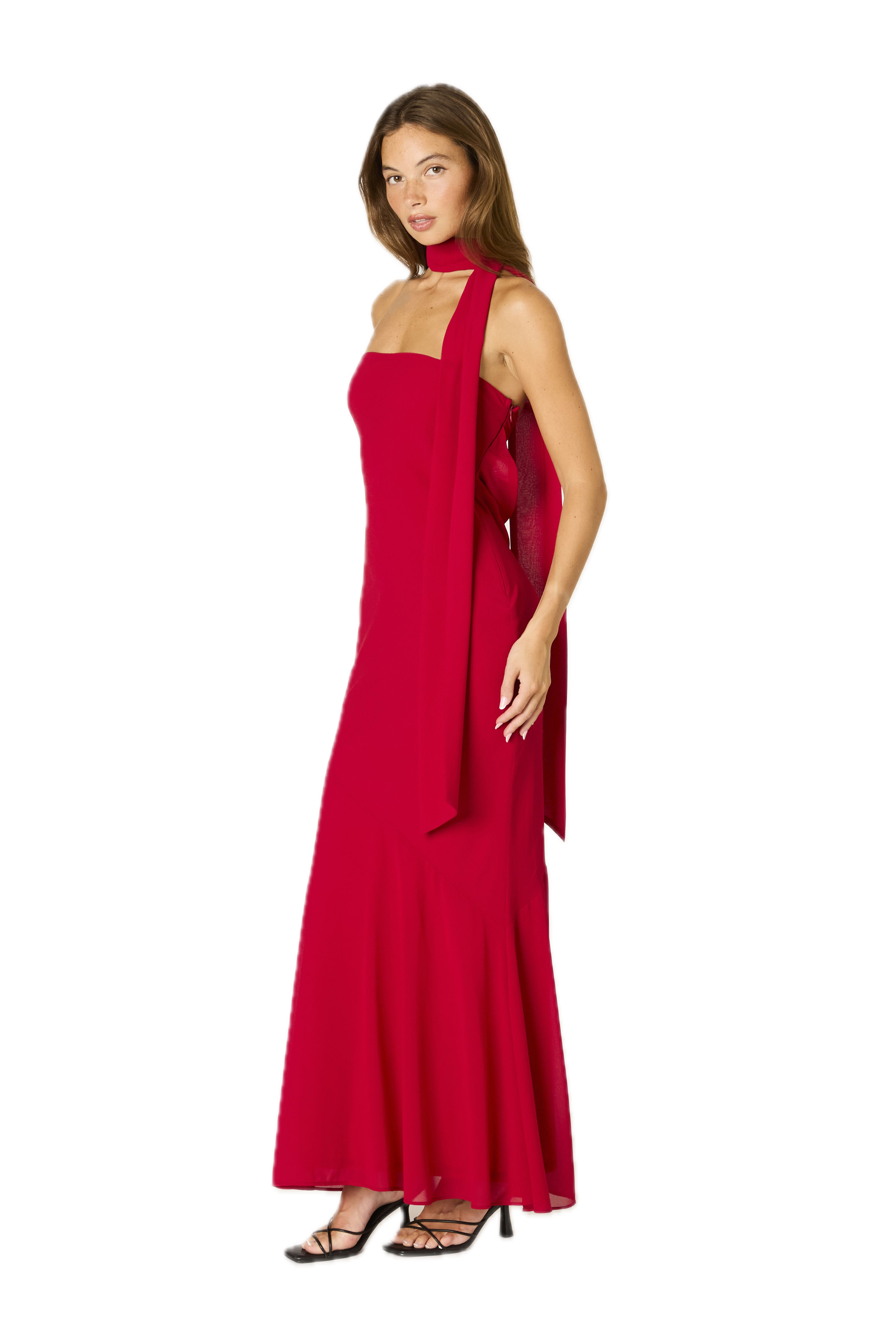 Strapless Mermaid Maxi Dress