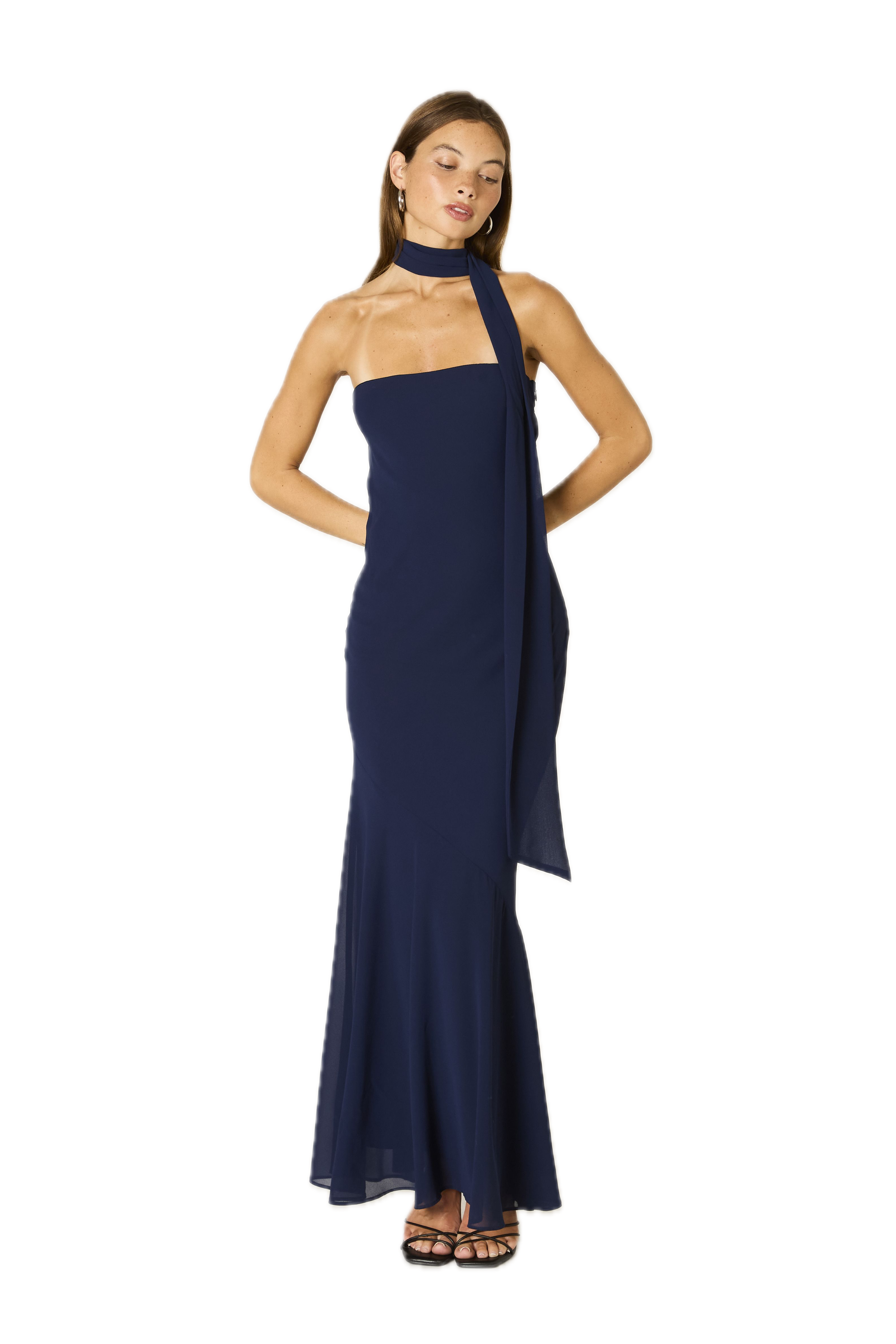 Strapless Mermaid Maxi Dress