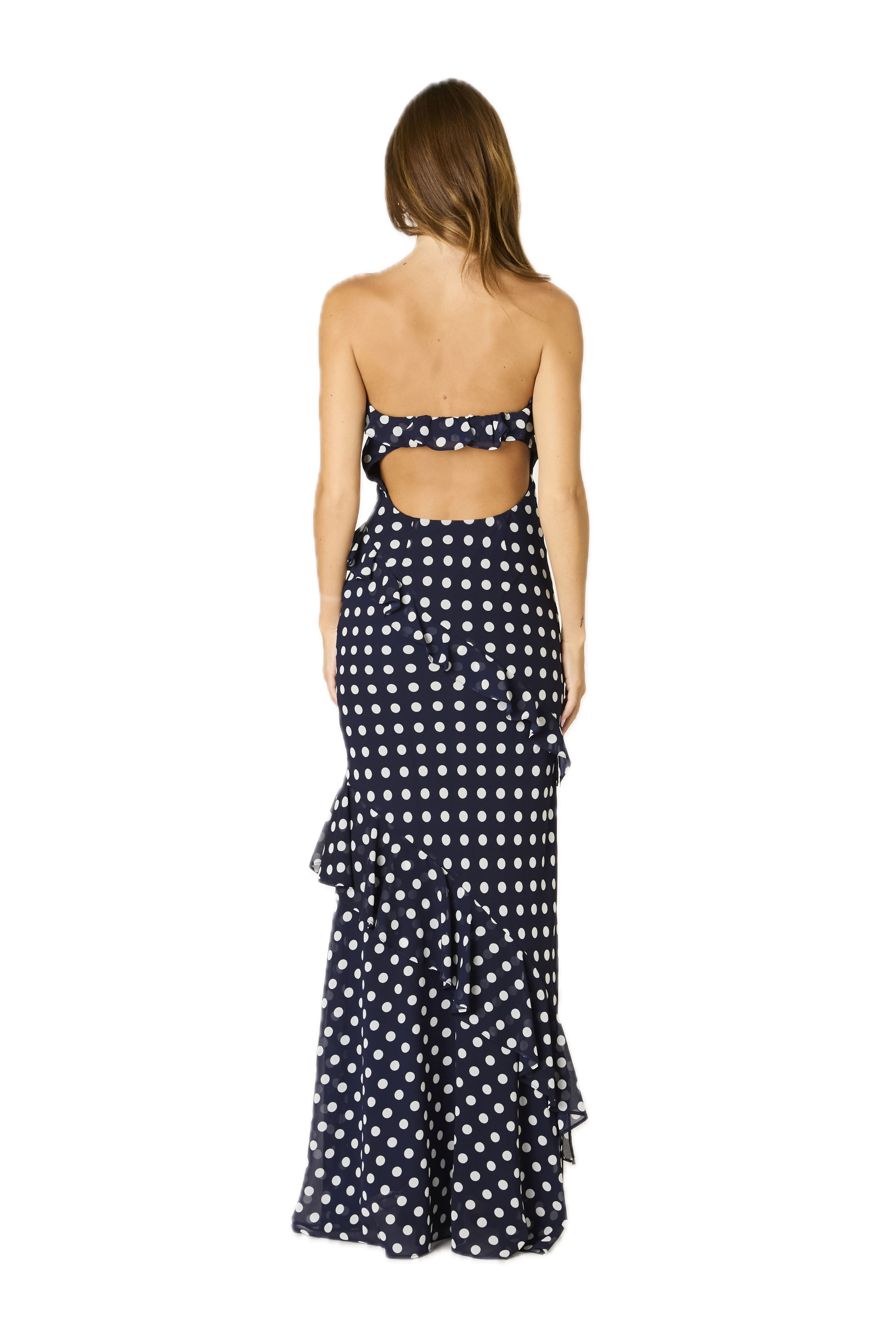 Ella Dotted Maxi Dress