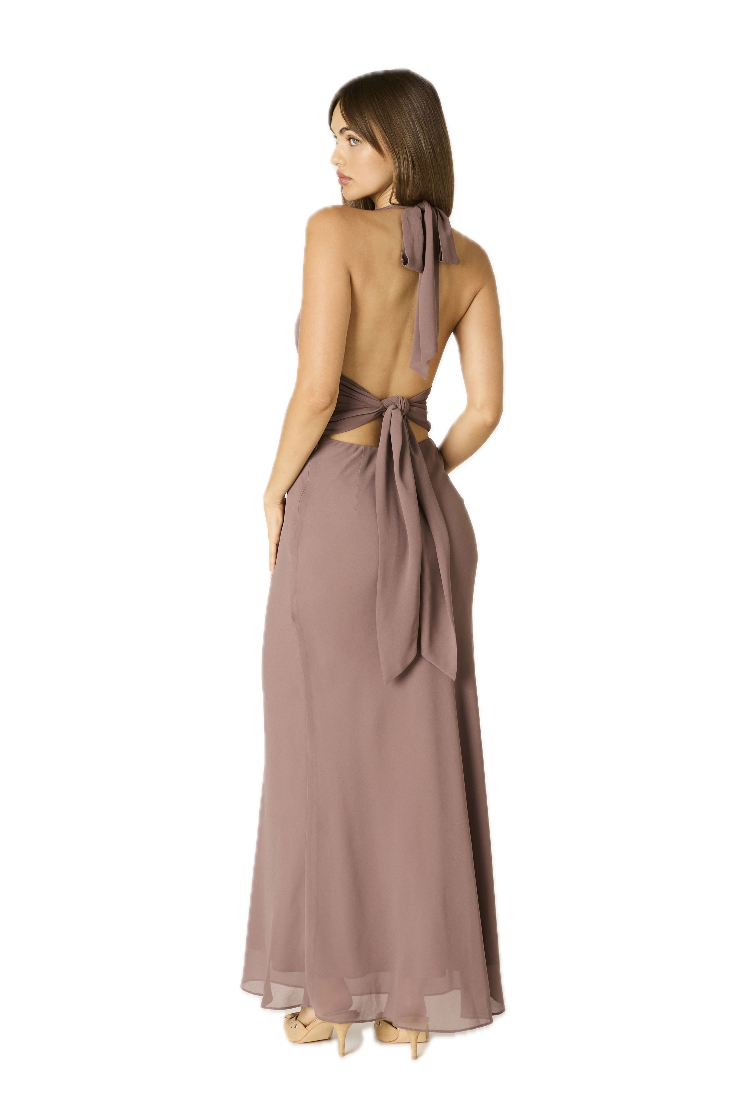Diva Halter Maxi Dress