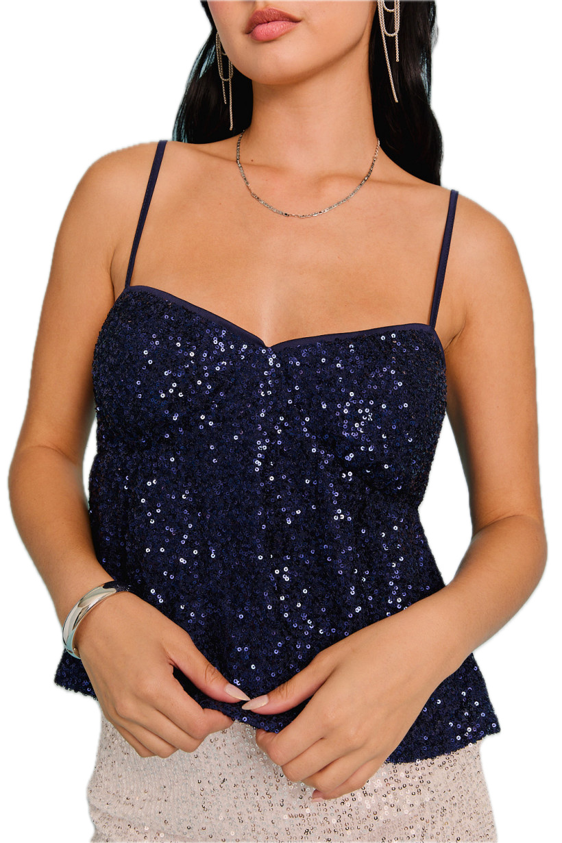 Rock Around Sequin Top