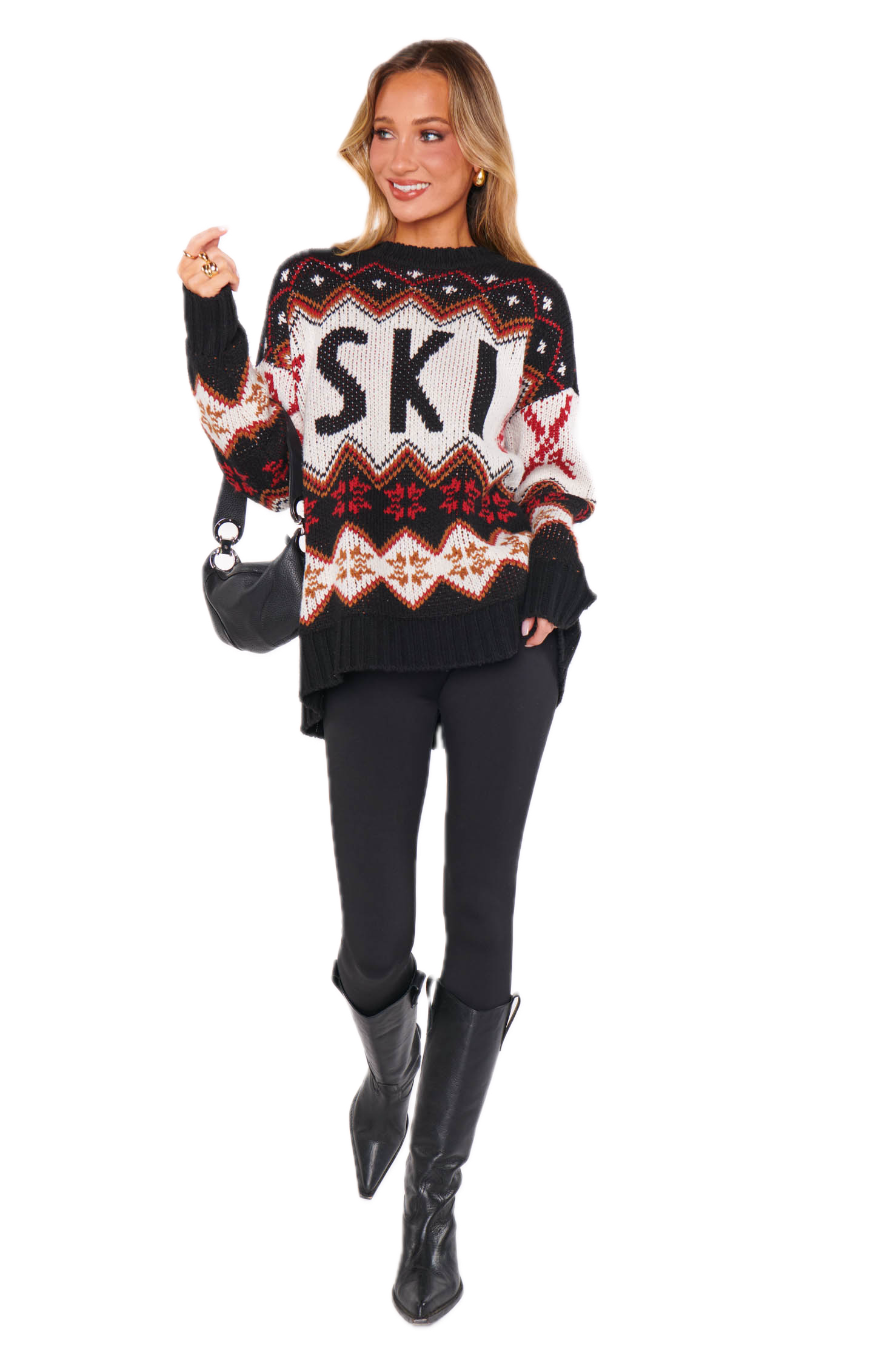 Ski In Sweater