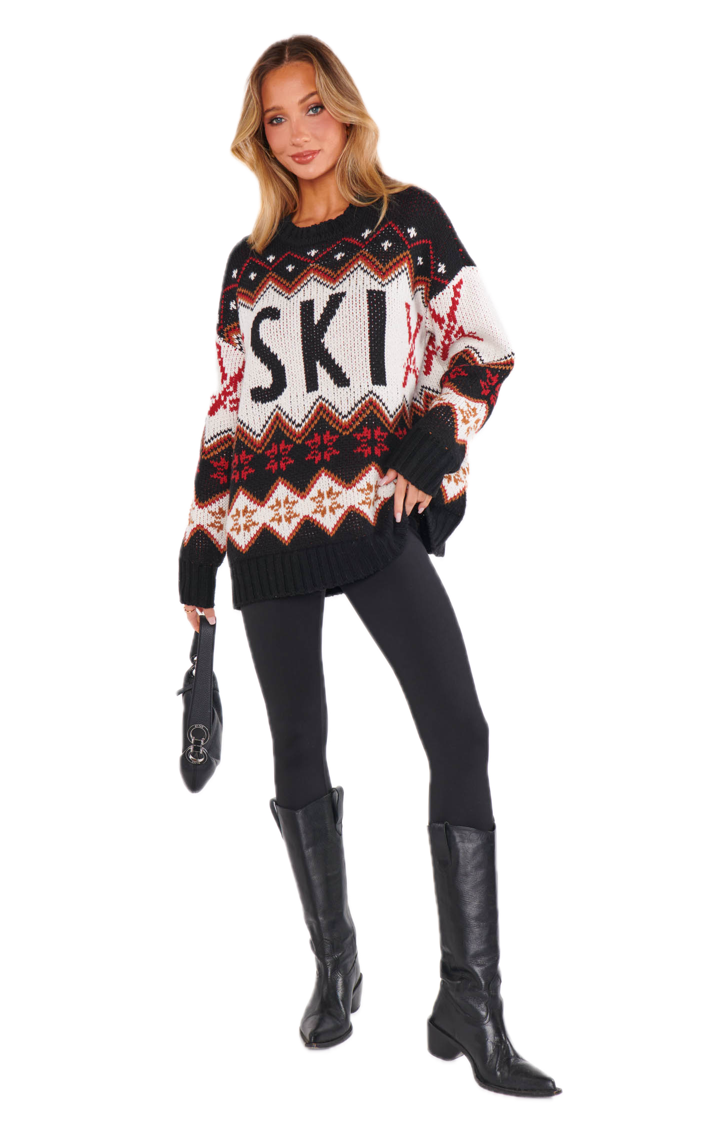 Ski In Sweater