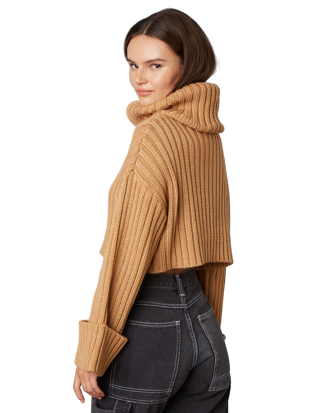 Cuff Rib Turtleneck